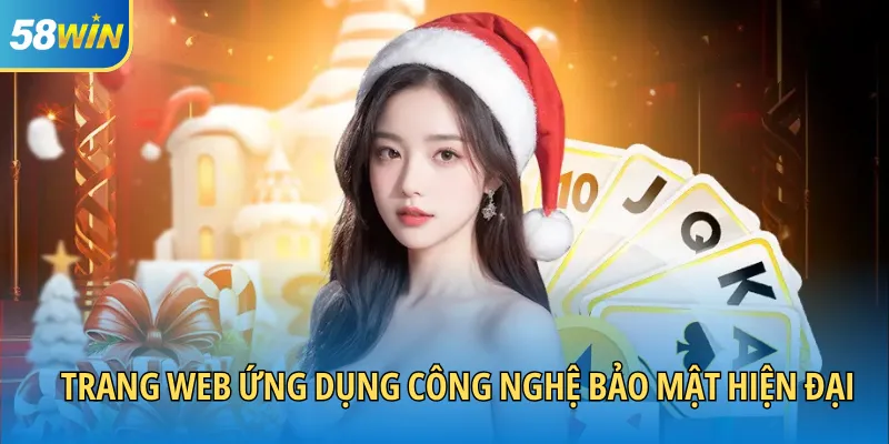 Trang web ứng dụng công nghệ bảo mật hiện đại hàng đầu